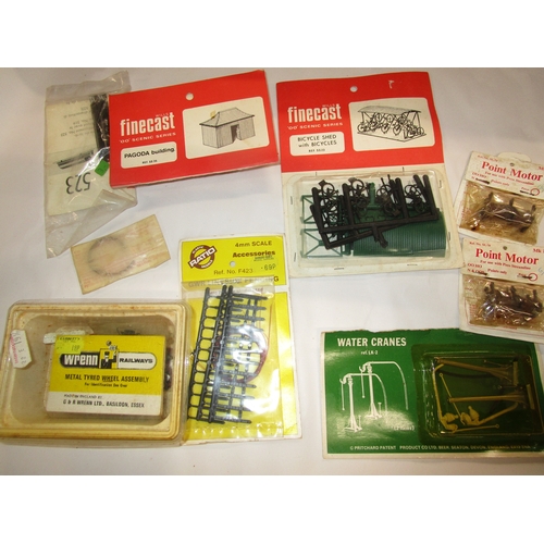 195 - This lot is a selection of lineside kits ,modellers items and a feast of unusual items going back to... 