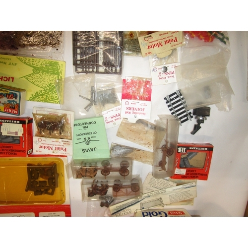 195 - This lot is a selection of lineside kits ,modellers items and a feast of unusual items going back to... 