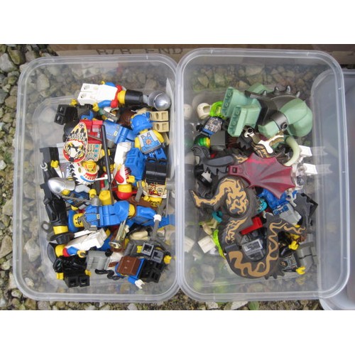 211 - Assorted Lego figures - superheroes, wild west, construction workers, etc, A/F, some play worn. Cont... 