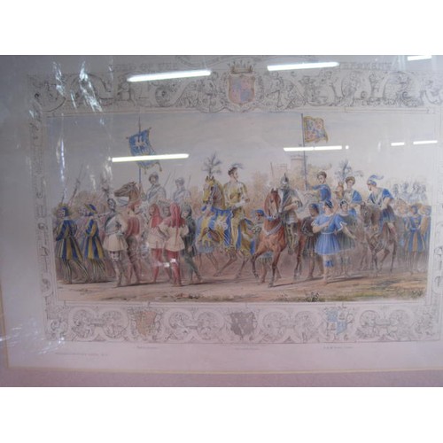 47 - Henry Nixon (c.1854) Limited Edition Print 'Procession to the Tournament'