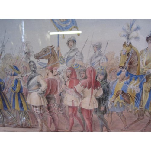 47 - Henry Nixon (c.1854) Limited Edition Print 'Procession to the Tournament'