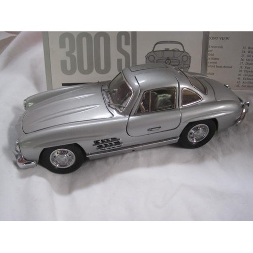 231 - Tonka Polistil 1/16 scale model  of MGA Twin Cam (boxed); Franklin Mint scale replica 1954 Mercedes-... 