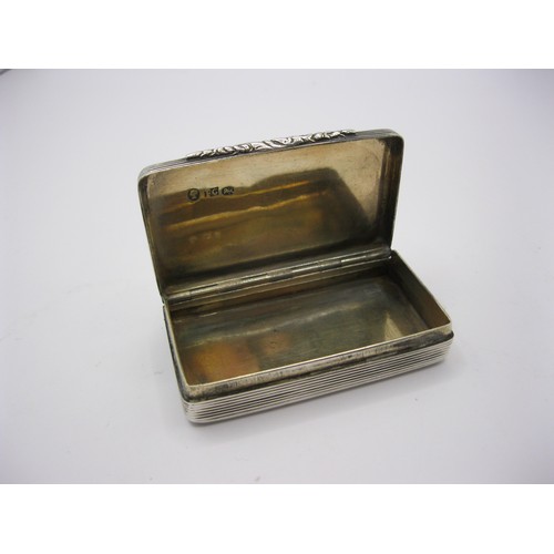 64 - A solid silver Victorian Snuff Box hallmarked Birmingham 1839/40 by Francis Clarke, 68.4gm, blank ca... 