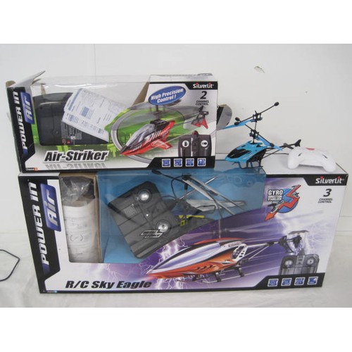 242 - Small, medium and large Remote Control helicopters
small is unboxed
Medium is an Airstriker and is b... 