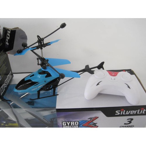 242 - Small, medium and large Remote Control helicopters
small is unboxed
Medium is an Airstriker and is b... 