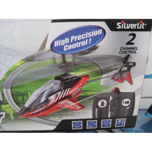 242 - Small, medium and large Remote Control helicopters
small is unboxed
Medium is an Airstriker and is b... 