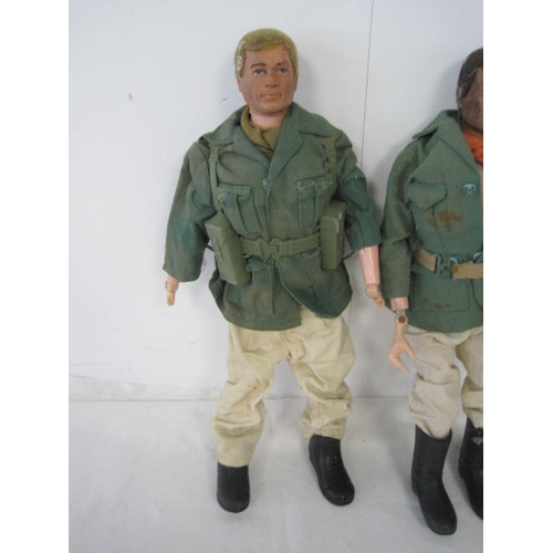 273 - A selection of original Palitoy Action Man figures, 5 off, all essentially complete - except for the... 