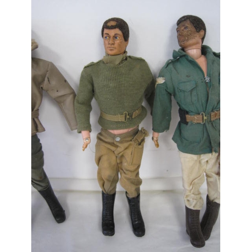 273 - A selection of original Palitoy Action Man figures, 5 off, all essentially complete - except for the... 