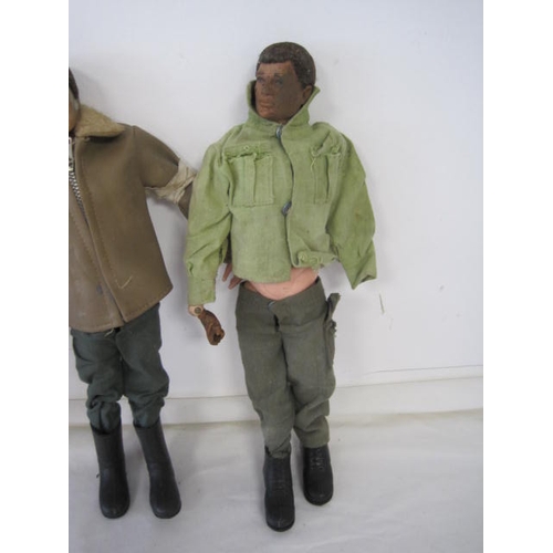 274 - A selection of 4 original Palitoy Action Men in uniform, 3 with original hands, one with one hand mi... 