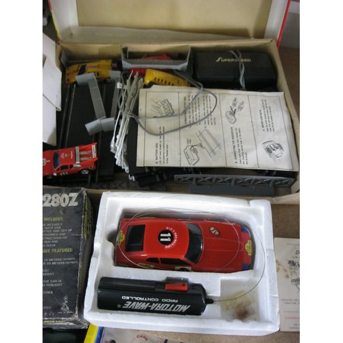 127 - A Motora Wave Radio Controlled Datsun 280Z, in original box, complete plus a Superspeed Grand Prix c... 