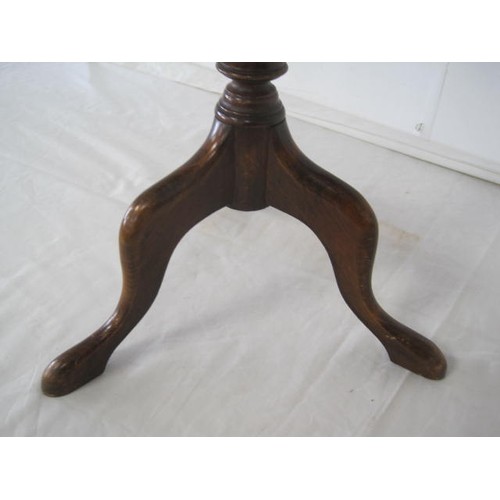 96 - Walnut Pie Crust Occasional Table