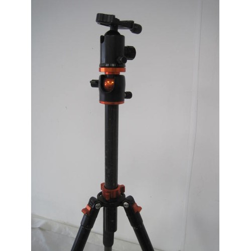 134 - A selection of Photography equipment to include: K/F Concept tripod with filter pouch, a day camera ... 