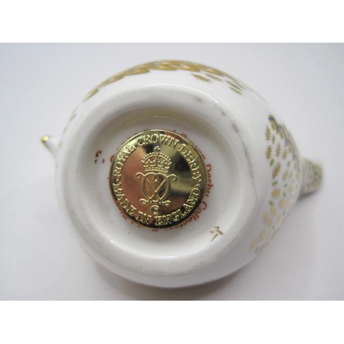 226 - Royal Crown Derby Firecrest with gold stopper.  Exclusive to Royal Crown Derby Collectors' Club. Not... 