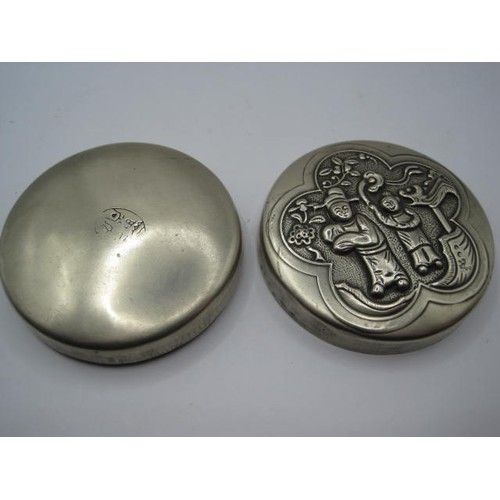 185 - Oriental .800 Silver Pot, Chinese character mark to reverse