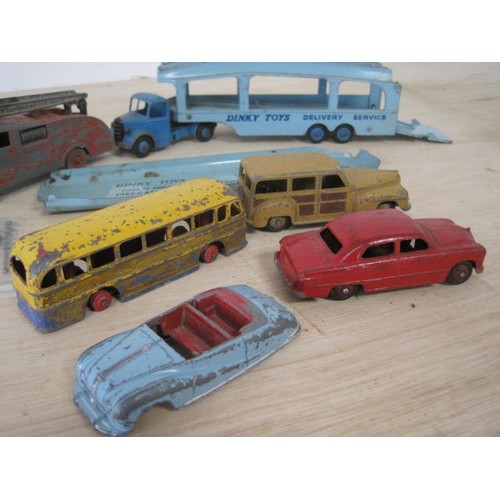 280 - A selection of Dinky die cast vehicles, mixed condition