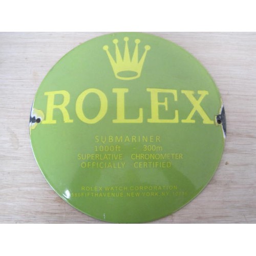 240 - 'Rolex' enamel sign