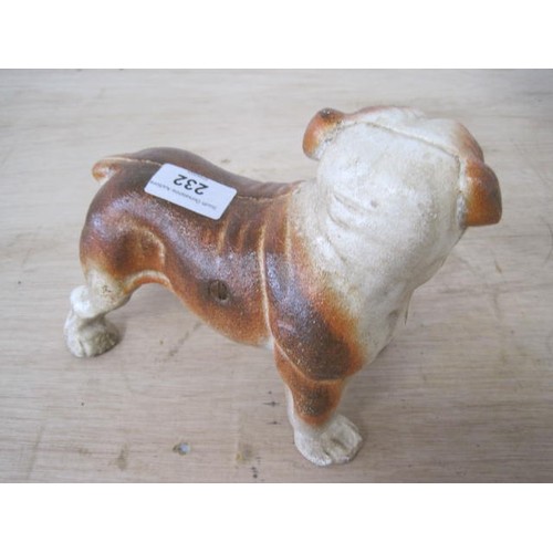 232 - Cast Iron Bulldog