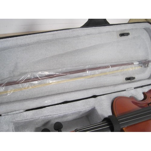 230 - Cased Violin and Bow