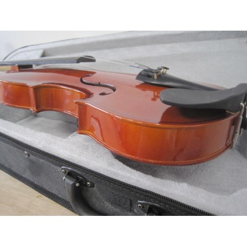 230 - Cased Violin and Bow