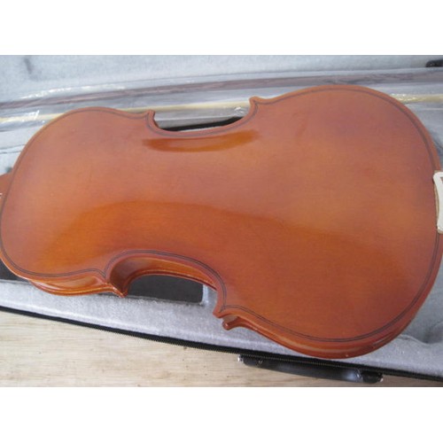 230 - Cased Violin and Bow