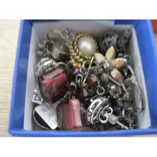 25 - An assortment of costume jewellery including earrings, brooches, bead necklaces, two Noosa Head pins... 