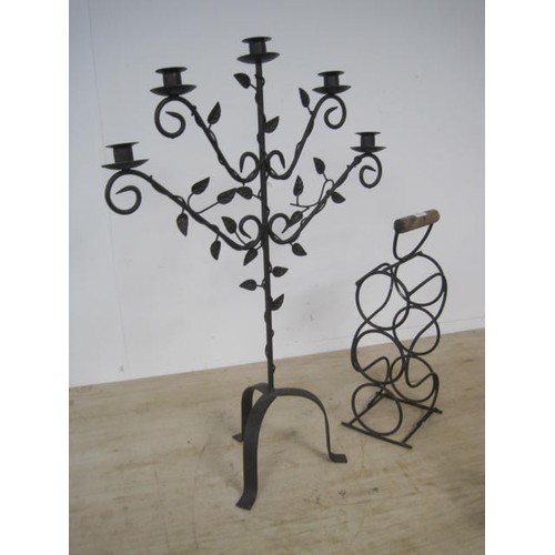 61 - Candle Holder and Bottle Holder