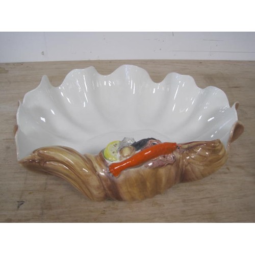 24 - Large Majolica style serving bowl for your Fruits de Mer