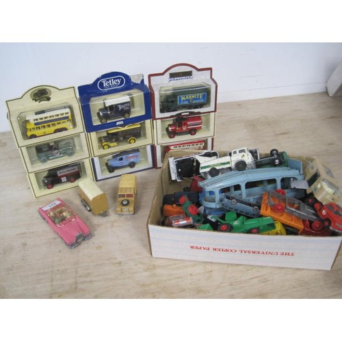 114 - A dinky Fab 1 along with Matchbox horse van,Corgi rover ,Corgi Dodge Corgi land rover and a selectio... 