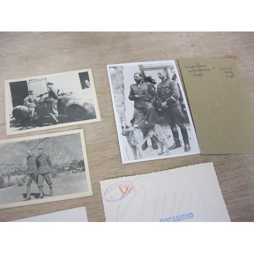 224 - A selection of photographs of WW2 Germans, some modern reprints, some contemporary including an AP p... 