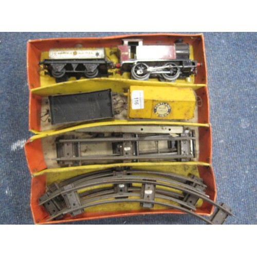 116 - A Hornby O gauge train set