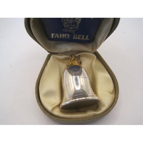 Aristocrat by Harman Brothers silver tooth fairy bell, screw top