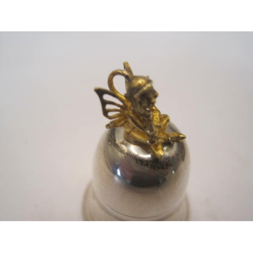 Aristocrat by Harman Brothers silver tooth fairy bell, screw top