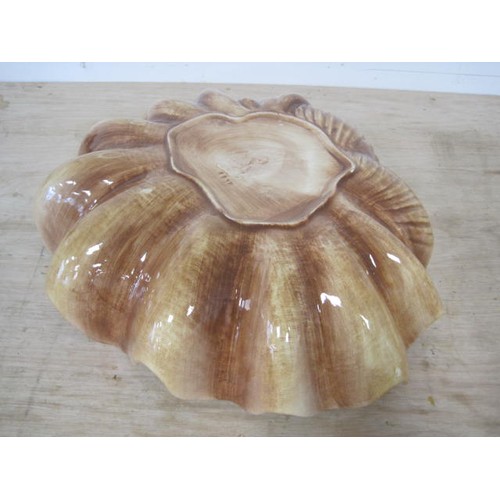 29 - Large Majolica style serving bowl for your Fruits de Mer