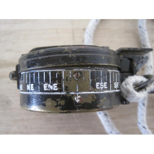 209 - A military compass with War Department arrow, marked TG Co Ltd MkIII and dated 1944, in good order w... 