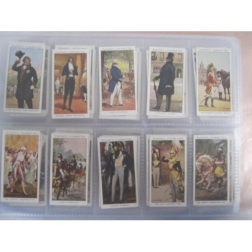 147 - Collection of cigarette cards - a lever arch file containing approximately 916 cards from Player's a... 