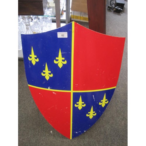 82 - Heraldic Shield with Fleur de Lis