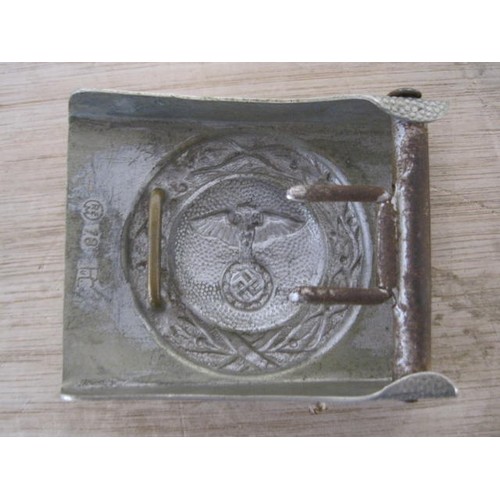 140 - A 1930s pre-WW2 Nazi-era German NCO belt buckle for the NSKK, the Nationalsozialistisches Fliegerkor... 