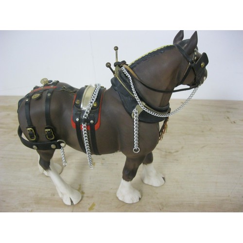 238 - Beswick Clydesdale Stallion in Tack