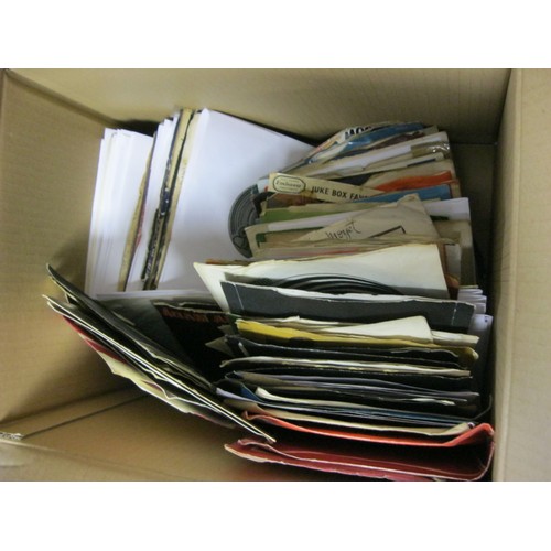 89 - A box of 1970s and 1980s 45rpm singles