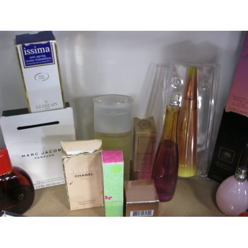 154 - Large selection of Designer Fragrances by Issey Miyake (new and unused), Chanel etc., plus a selecti... 