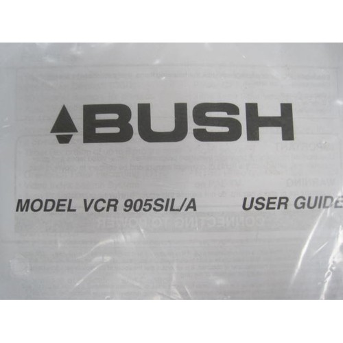 29 - Bush VCR model 905SIL/A, with remote control and leads