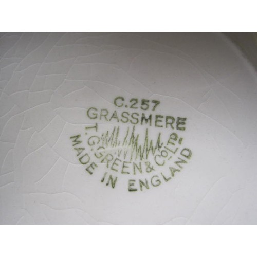 72 - A selection OF T G green Grassmere table service items to include plates ,tureen, jug and other item... 