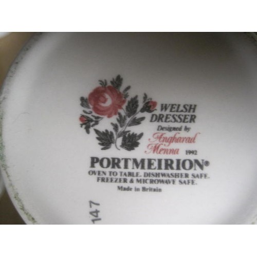 73 - Various items of Portmeirion pottery including Welsh Dresser design.
Notable items are large serving... 