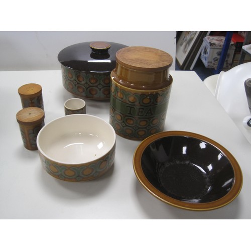 185 - A Box of Hornsea tableware including Tureens ,storage jars and other items as per pictures