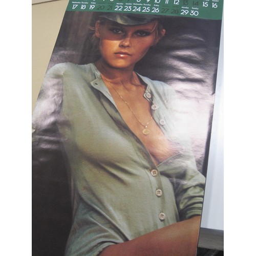 233 - Pirelli Calendar 1974 with cardboard case.