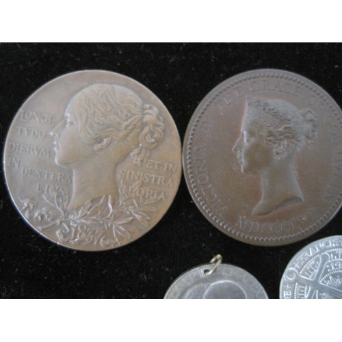 235 - Commemorative medals and Victorian school prize medals - (1) Westminster Industrial Exhibition award... 