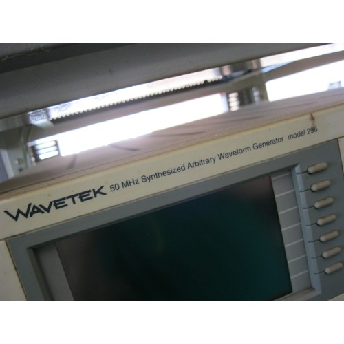 12 - A Wavetek 50MHz Synthesized Arbitrary Waveform Generator with LCD screen, Model 296, in working orde... 