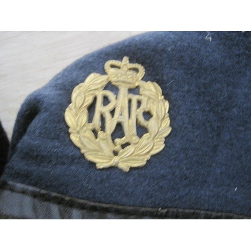 28 - Three Military Berets, two with Royal Signals cap badges and one RAF