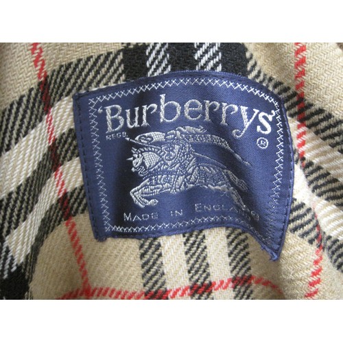 83 - Two Burberrys jackets, both a/f. (1) Burberrys wool and alpaca gents beige zip-front jacket. Extensi... 