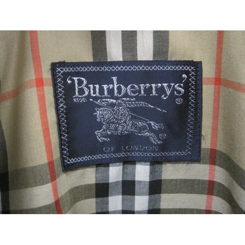 83 - Two Burberrys jackets, both a/f. (1) Burberrys wool and alpaca gents beige zip-front jacket. Extensi... 